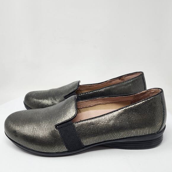 Dansko Addy Loafer Women EU42/US11.5-12 Gold Leather Comfort Shoes 6700860286 - Picture 5 of 9